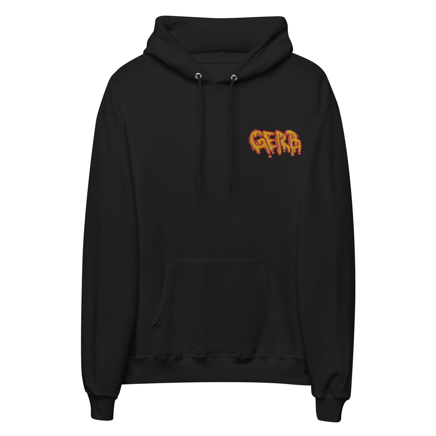 Gerb fleece hoodie (Left Chest Embroidery, Back Logo)