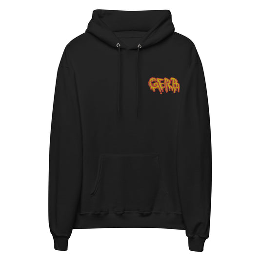 Gerb fleece hoodie (Left Chest Embroidery, Back Logo)